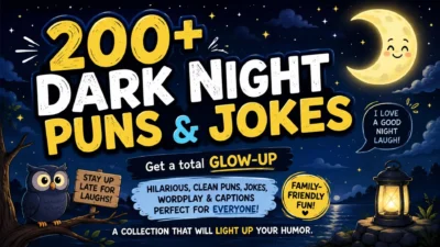 200+ Dark Night Puns & Jokes 🌙😂