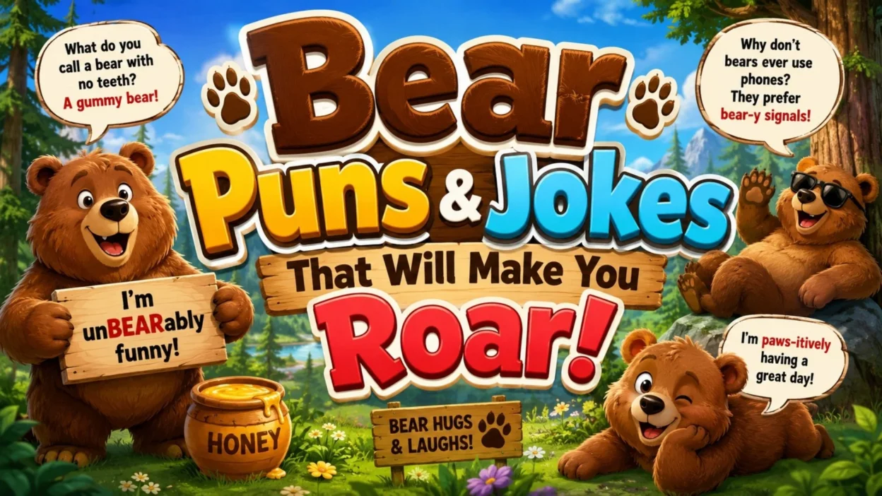 Bear Puns & Jokes 🐻 That Will Make You Roar!