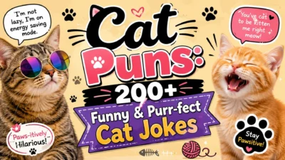 Cat Puns: 200+ Funny & Purr-fect Cat Jokes