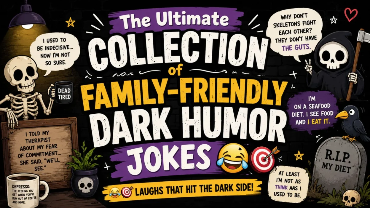 The Ultimate Collection of Family-Friendly Dark Humor Jokes 😂🎯