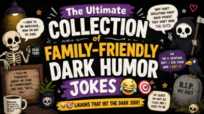 The Ultimate Collection of Family-Friendly Dark Humor Jokes 😂🎯