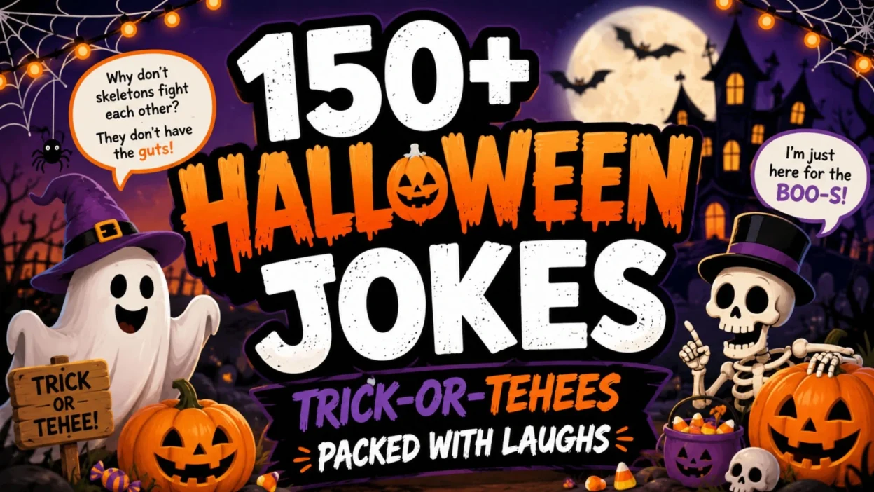 150 Halloween Jokes Trick-or-Tehees Packed with Laughs 🎃👻