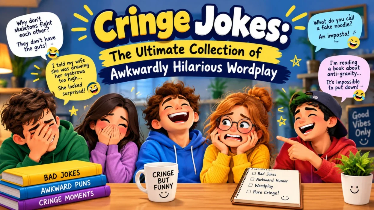 Cringe Jokes The Ultimate Collection of Awkwardly Hilarious Wordplay