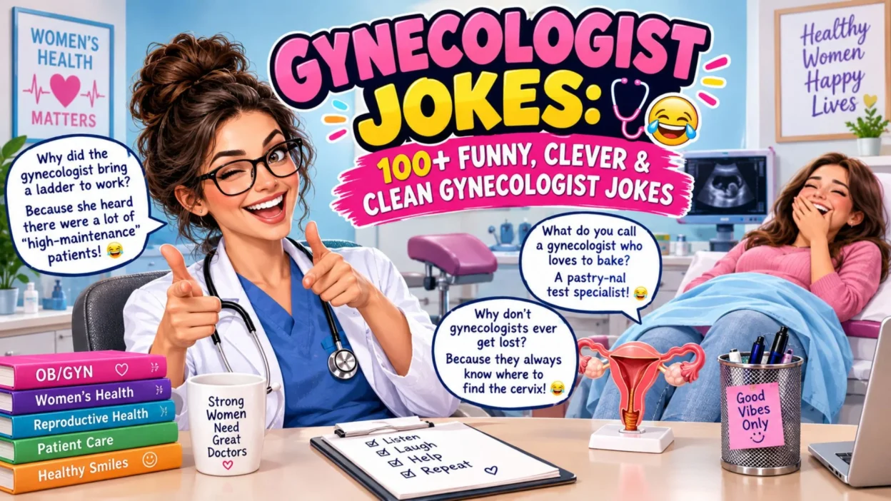 Gynecologist Jokes 100+ Funny, Clever & Clean Gynecologist Jokes 😂🩺