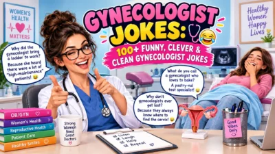 Gynecologist Jokes 100+ Funny, Clever & Clean Gynecologist Jokes 😂🩺