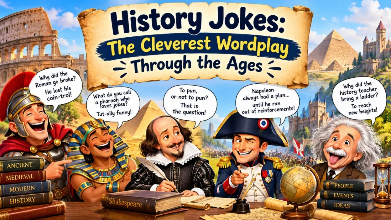 History Jokes The Cleverest Wordplay Through the Ages