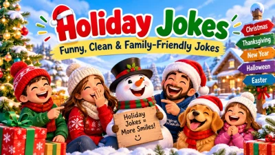 Holiday Jokes Funny, Clean & Family-Friendly Jokes