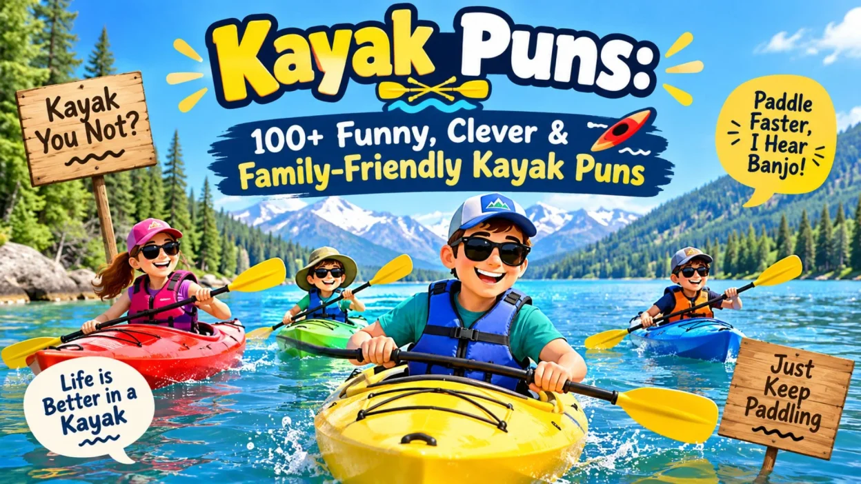 Kayak Puns 100+ Funny, Clever & Family-Friendly Kayak Puns 🛶