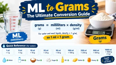 ML to Grams The Ultimate Conversion Guide