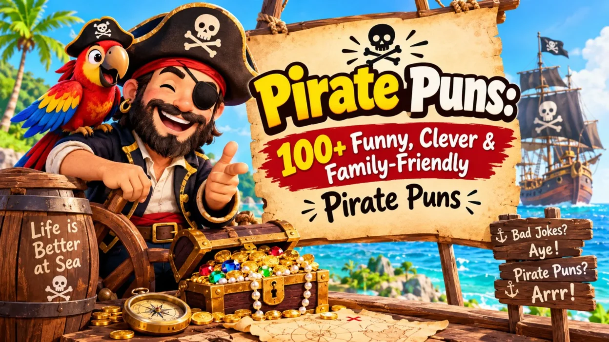 Pirate Puns 100+ Funny, Clever & Family-Friendly Pirate Puns